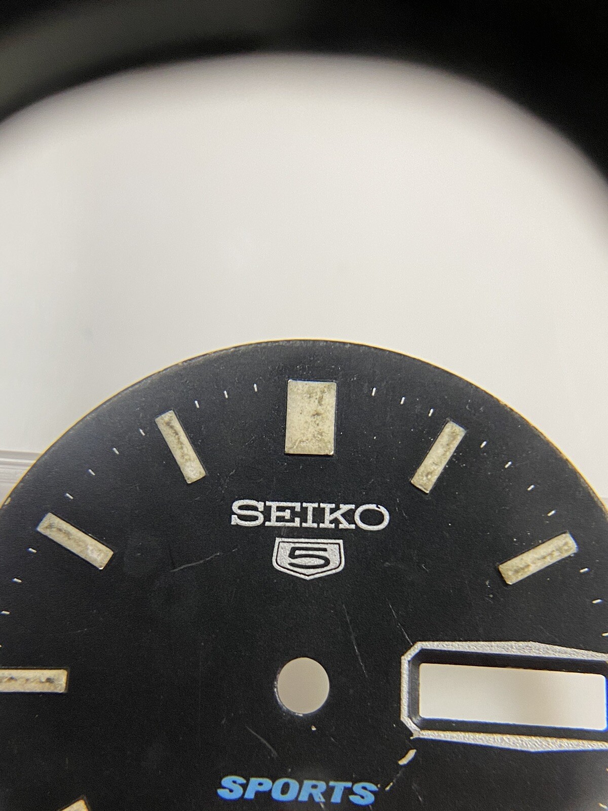 Genuine Vintage Seiko 5 Sports 6119-6020 21 Jewels Automatic 27.5mm Gray Dial