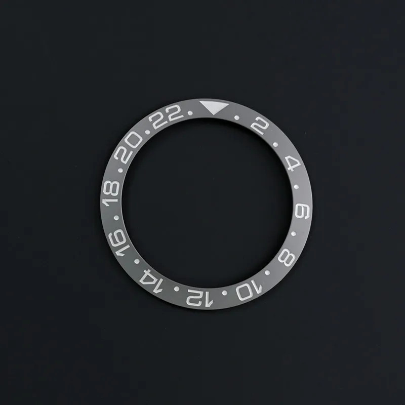 38mm Frosted Ceramic Bezel Insert Watch Repair Replacement Mod Part