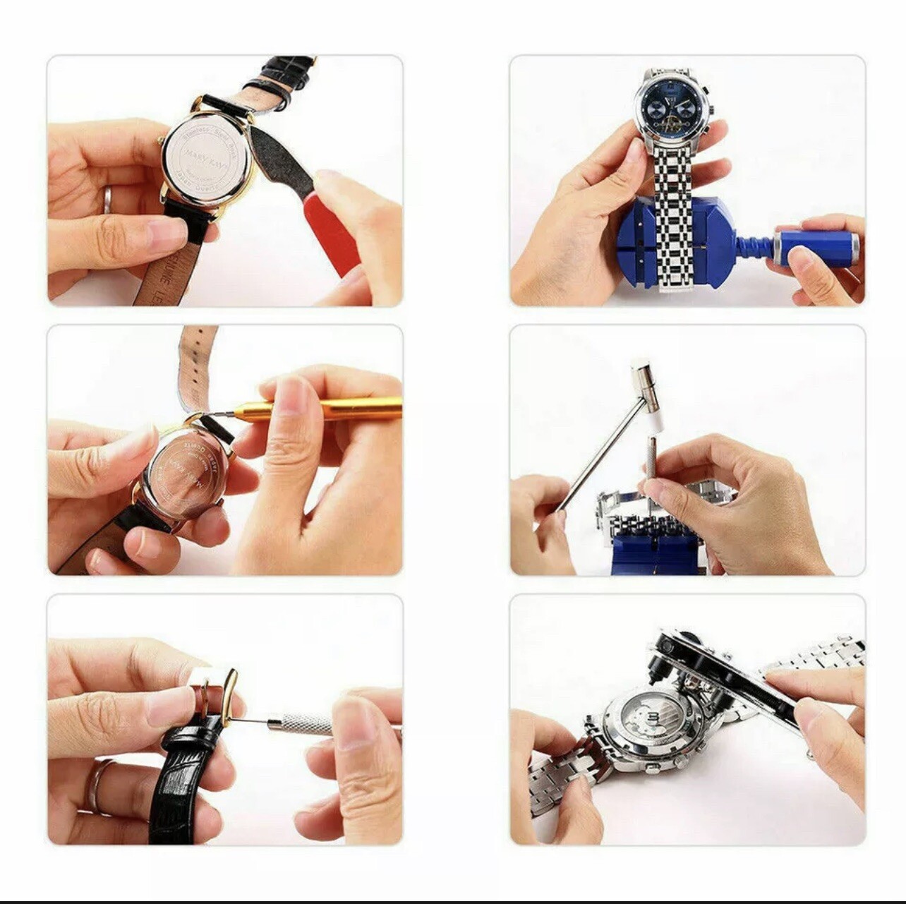 WATCH BAND STRAP BATTERY CHANGING TOOL KIT FOR AUDEMARS PIGUET LARGE UPTO 55MM