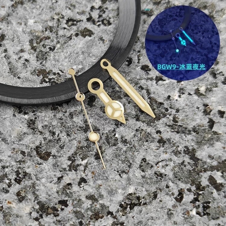 1 Set Color Luminous Watch Hands 13 x12.5x 9mm for ETA 2824,2836,8200