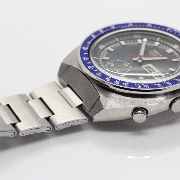 Men’s BRACELET W/ End Links for SEIKO 6139-6005 6139-6007 6139-6009 Chrono 19mm