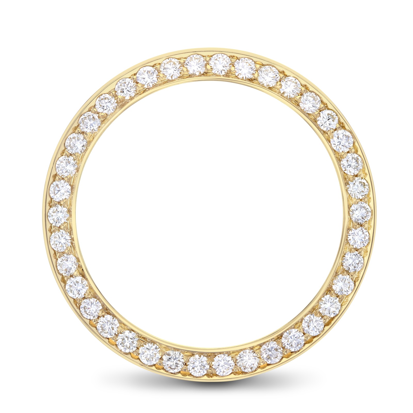 3CT 36MM LAB CREATED DIAMOND BEZEL FOR ROLEX DATEJUST, PRESIDENT WATCH