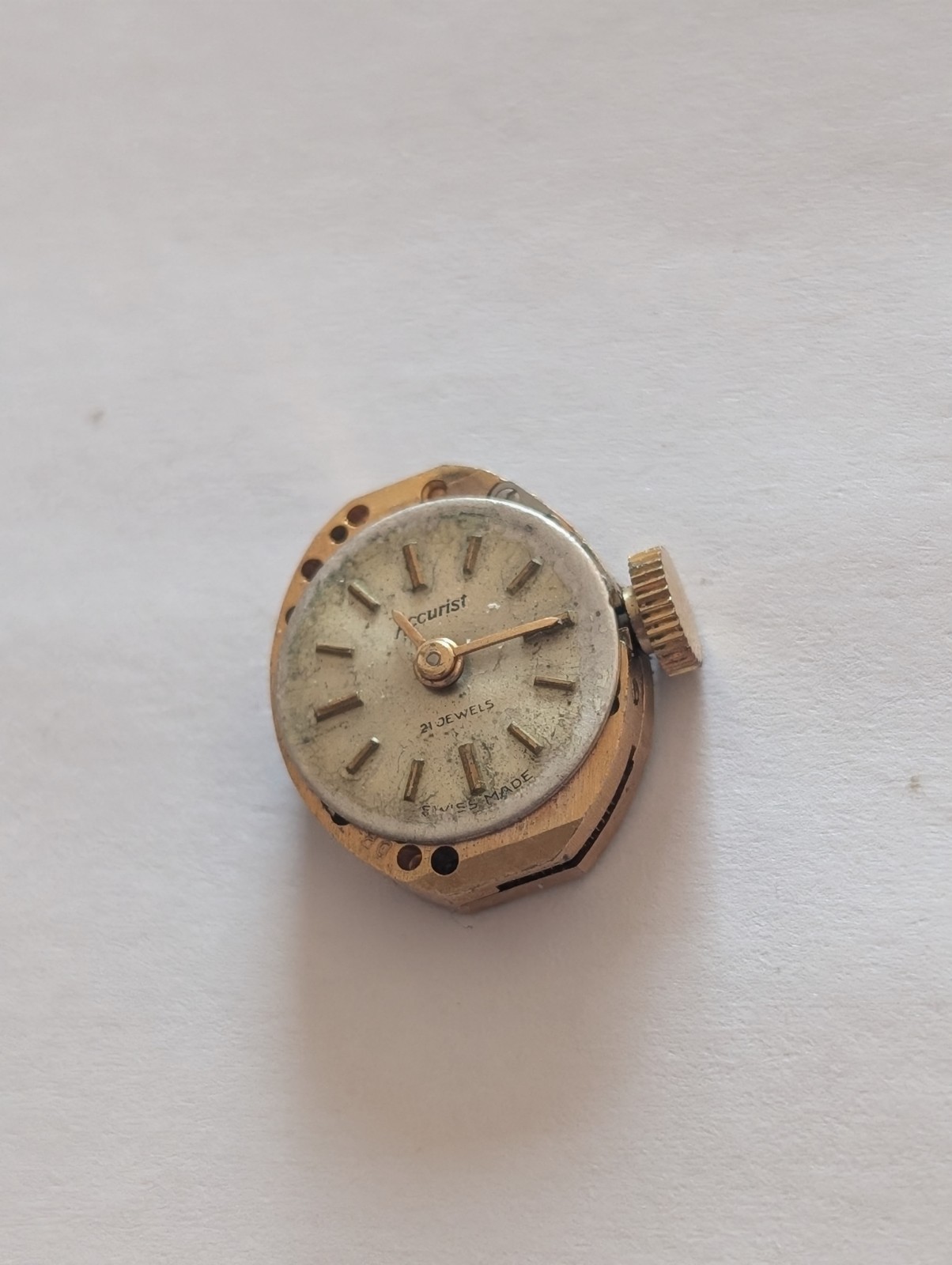 Vintage AS 1677 Mechanical Watch Movement (Runs)