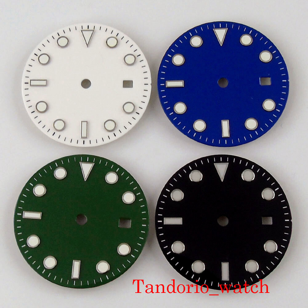 31.3mm Watch Dial Fit 21 Jewels MIYOTA 8215 Automatic Movement With Date Window