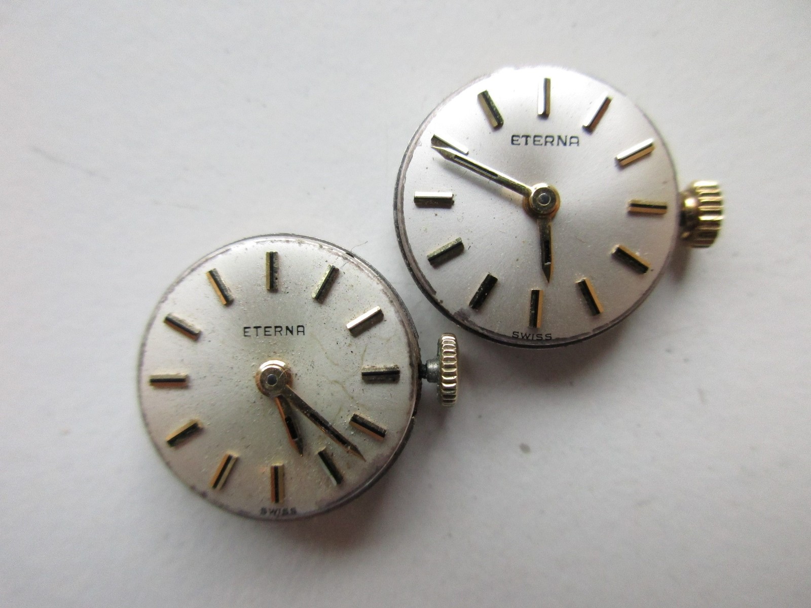 Eterna cal. 1418U Swiss vintage watch movements – running