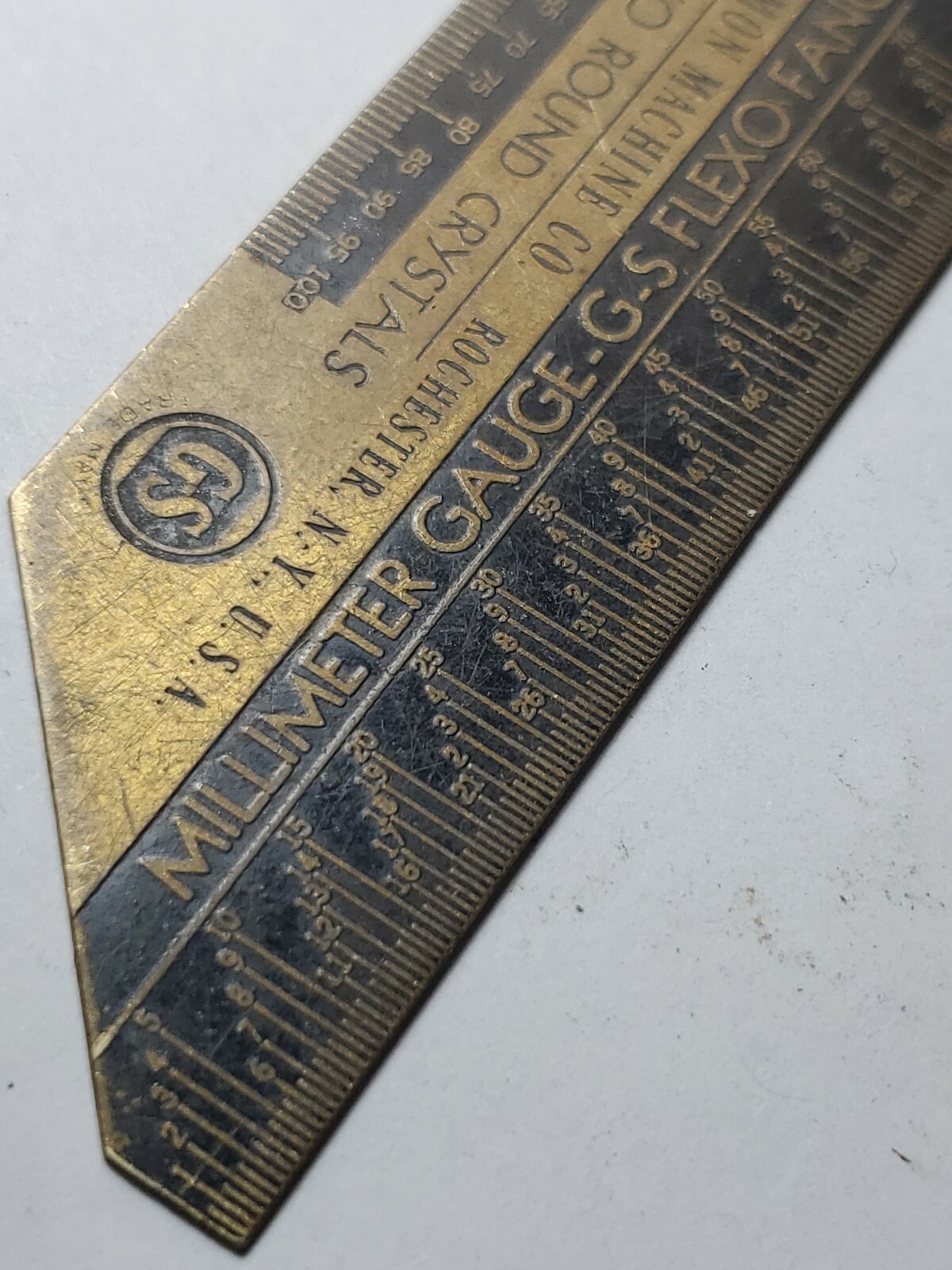 VTG GERMANOW-SIMON WATCH MAKERS GAUGE FOR G-S FLEXO ROUND CRYSTALS