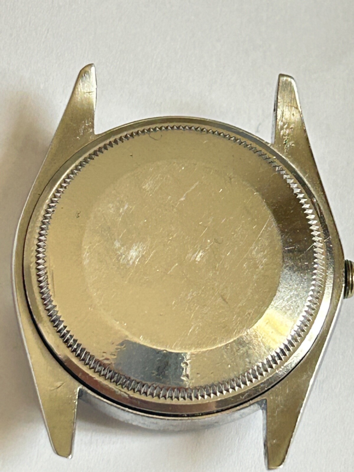 Vintage Rolex men Oyster Date Perpetual steel case Ref 1500 without bezel