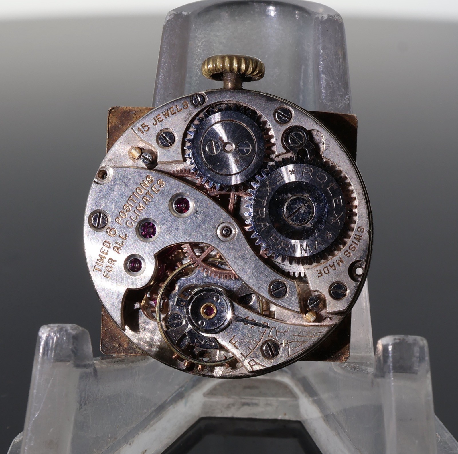 Vintage Rolex Extra Prima Manual Wind Movement & Dial & Hands Complete Fixer