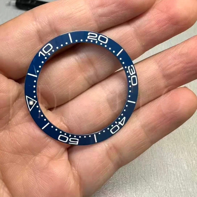 Blue Ceramic Watch Bezel Insert Replacement For Omega Seamaster Diver 300M 42mm