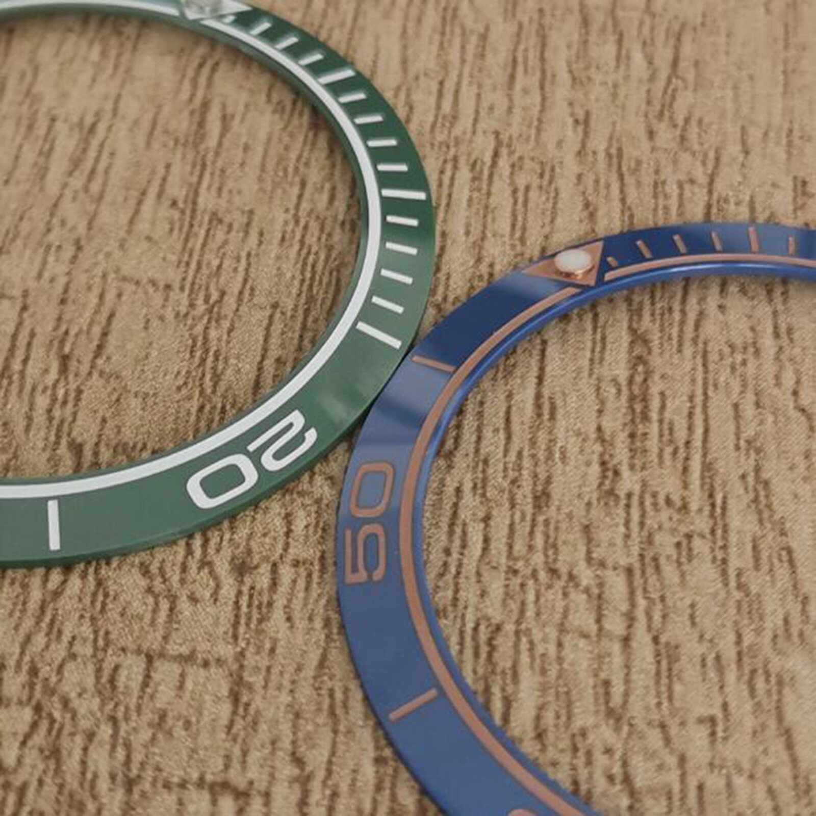 Outer 38MM Inner 30.5MM Ceramic Watch Bezel Luminous Beads Watch Bezel Ring