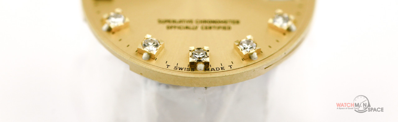 Original Lady Rolex Datejust 6917 69163 69173 Champagne Diamond Dial 2tone #L34
