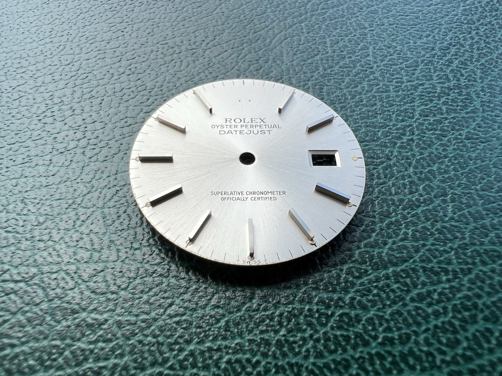 Genuine Rolex Datejust Silver Index Dial 36MM 16030 16014 16200 16234 OC#1515