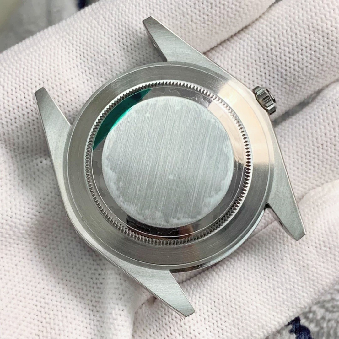 DIY 40mm Kit Stainless Steel Watch Case+ Dial + Hands For 2834 2836 No Movement