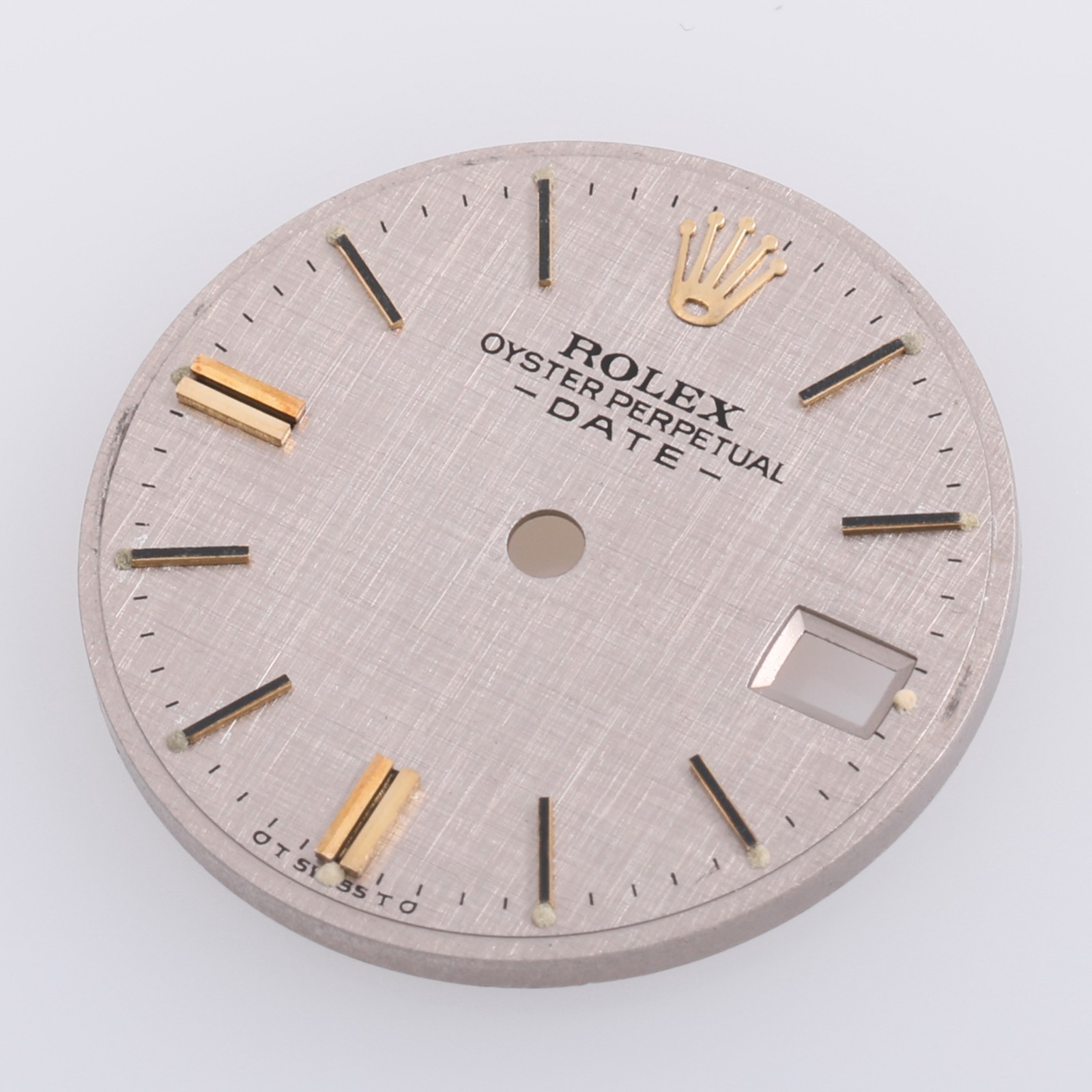 Rolex Lady Date 26mm Gray Linen Stick Dial TSwissMadeT 6917 69173 69178 #K47