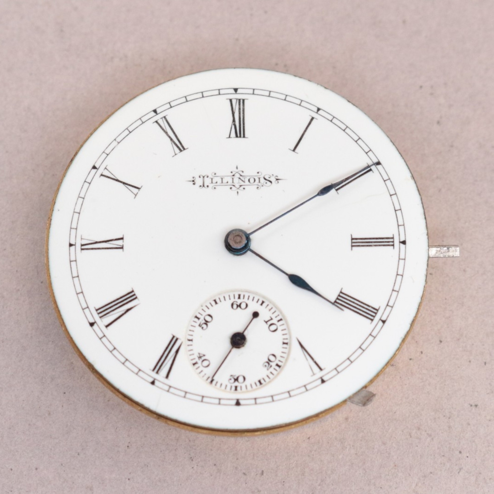 Illinois 6 Size Pocket Watch Movement – JS33