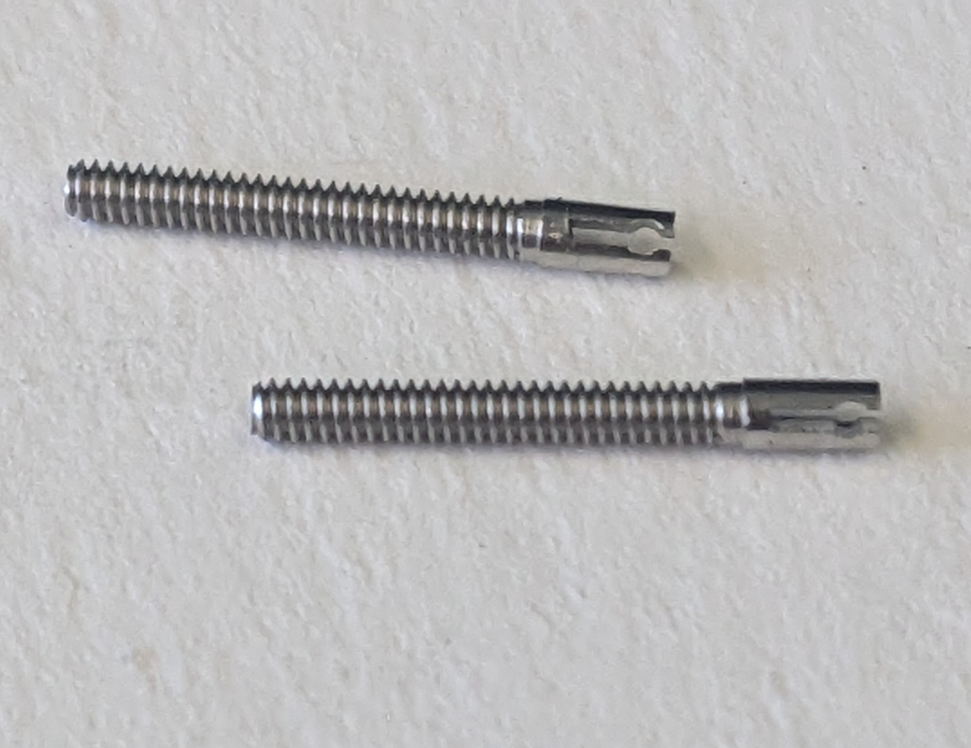Female stem extension x 1.10mm Tap 8 Short Version Swiss Made x 2 pieces