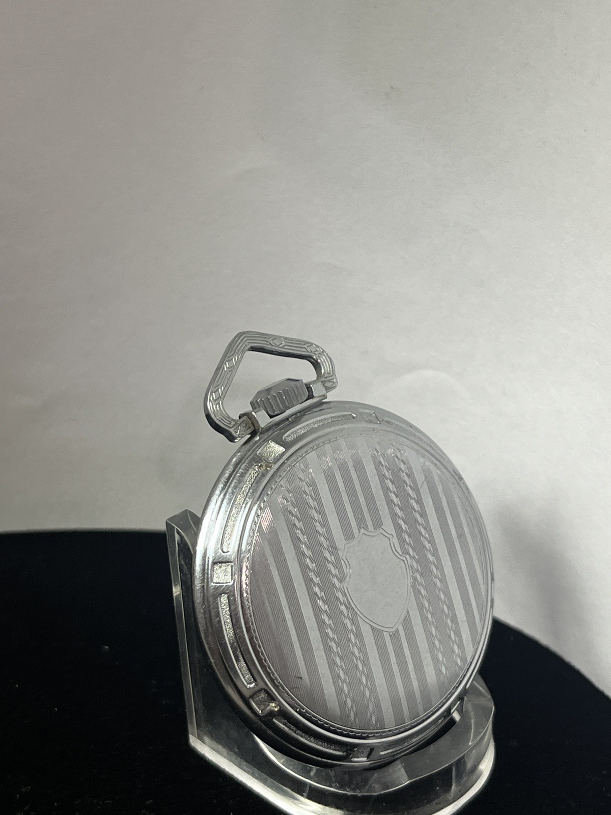 16S Ilinois Open Face Pocket Watch Case Glass Beveled Crystal BIN$ 49.99