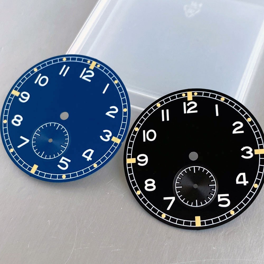 Luminous 33.5MM Blue Black Dial Hand For Sea-gull ST1701 Mechanical Dive Watch