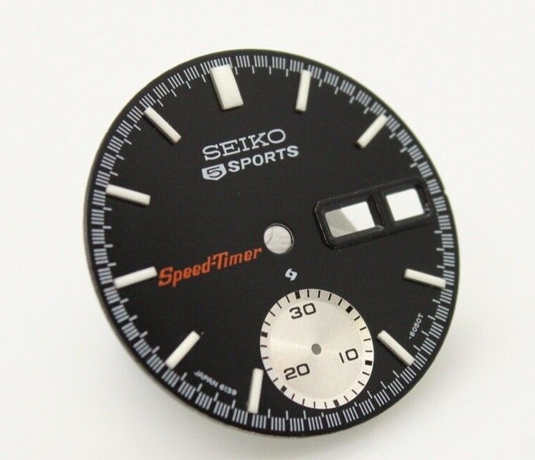 SEIKO Chrono Dial 6139-6030 6139-6031 6139-6032 Black Speed-Timer speedtimer