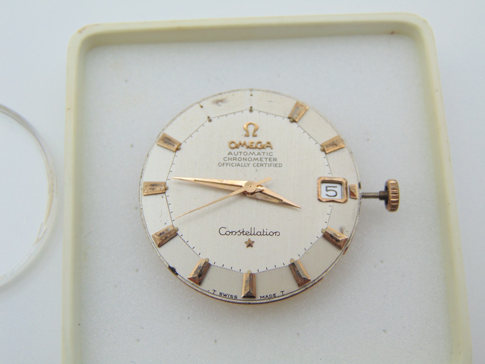 ORIGINAL OMEGA CONSTELLATION PIE PAN MOVEMENT COMPLETE – OMEGA 564 – ( WORKING )