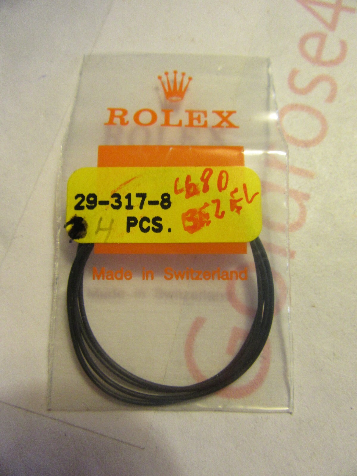 ROLEX CAL1680 CASE BACK GASKETS. PART #29-317-8. PER ONE GASKET Sku RLX 28-10