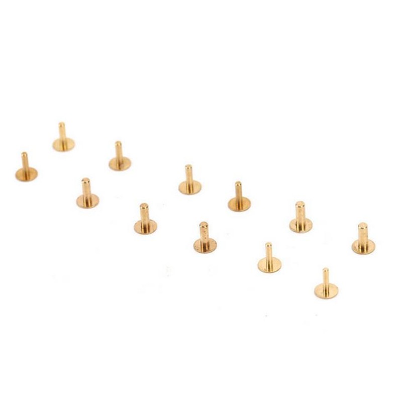 60Pack Copper Watch Dial Feet Stickers Watch Movement Spare Part Watchmaker Tool