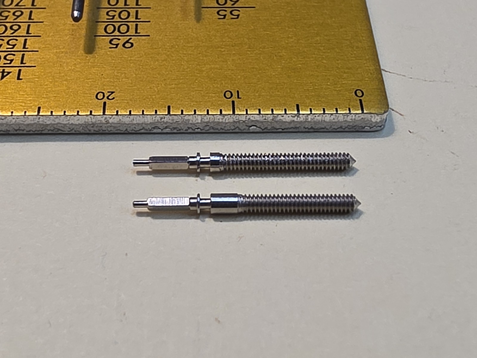 Lot Of 2 Vintage NOS Landeron C. 48-59 Chrono Stems Parts Spares