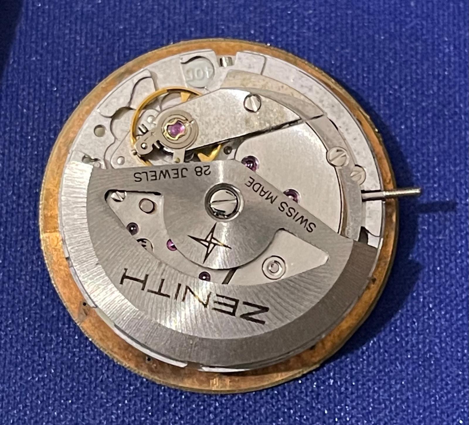 ZENITH movement cal. 405 AUTOMATIC Complete and Working + Carriages – 030