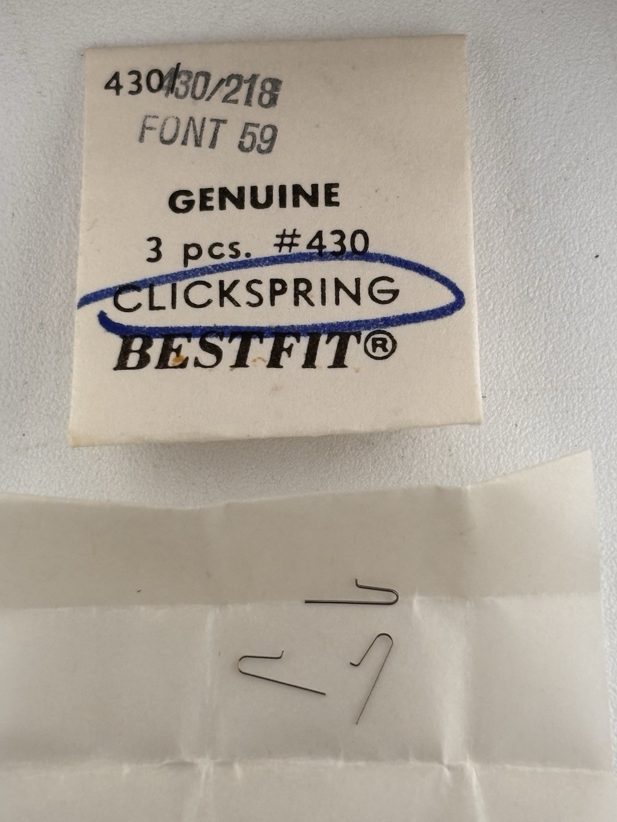 To Fit Font 59 #430 Clickspring Betfit