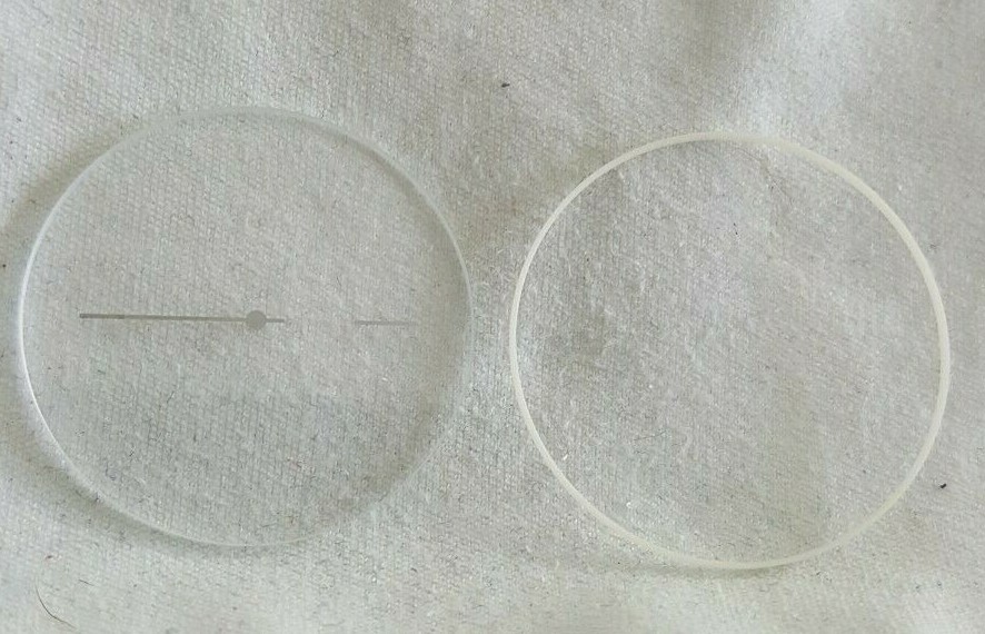 Longines Mineral Crystal With Printed Hands & Gasket For Reference Number 2851