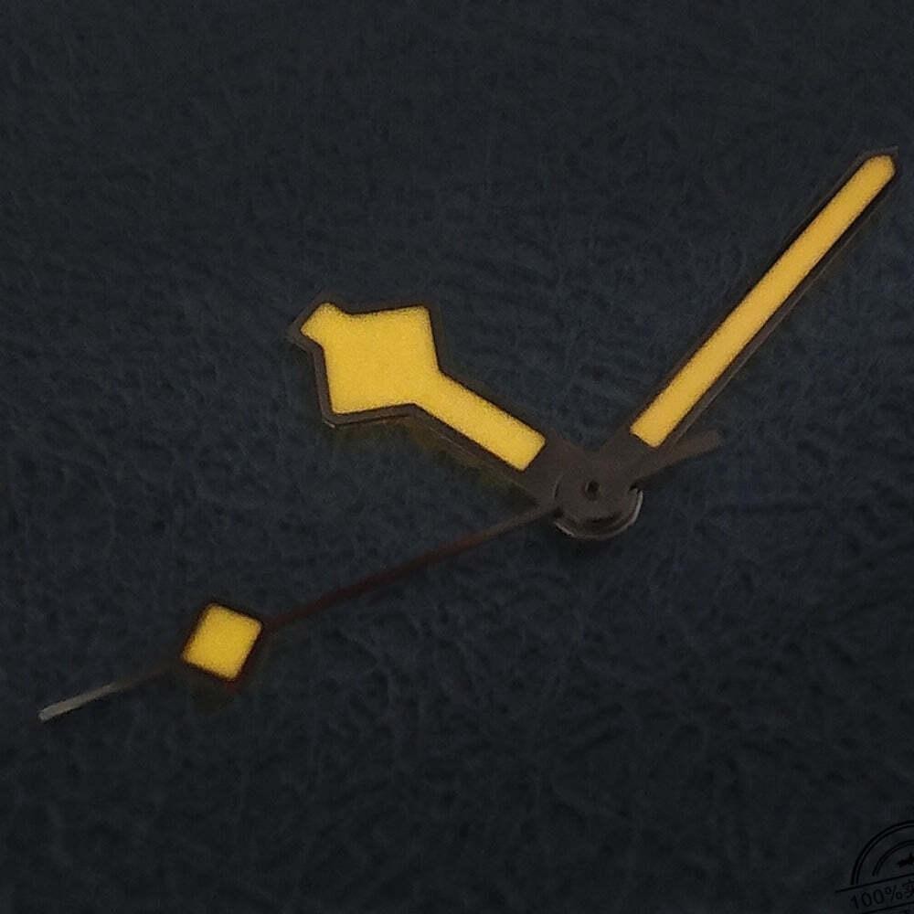 Snowflake C3 Orange Lume Watch Hands Set Compatible with NH34 NH35 NH36 NH38