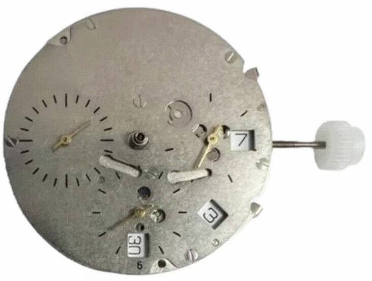 Chinese Automatic Watch Movement DG3836-4.5D 3Hands, 3Eyes, Date at 4:30