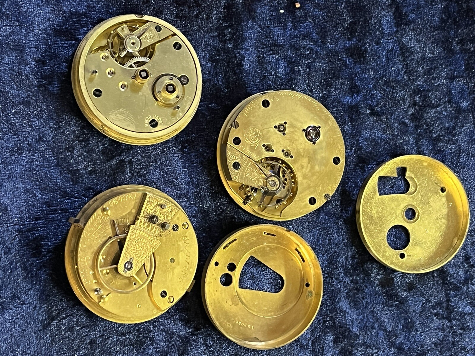 Antique Watch Faces Fattorini Spares Repairs Time Piece Items Unusual 80