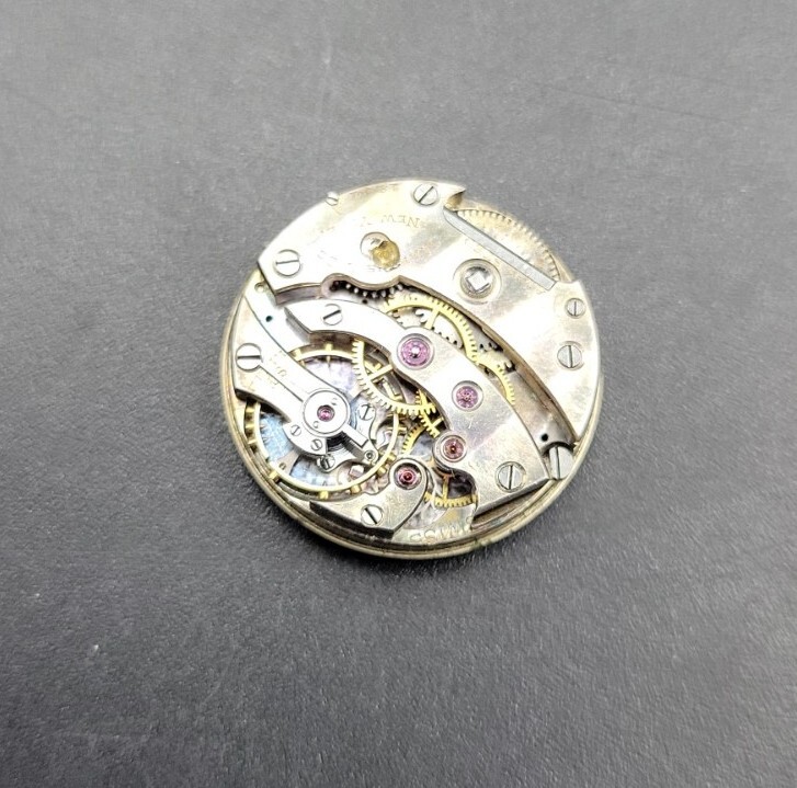 Rare Marcus & Co New York Watch Movement Agassiz For Repairs 23mm
