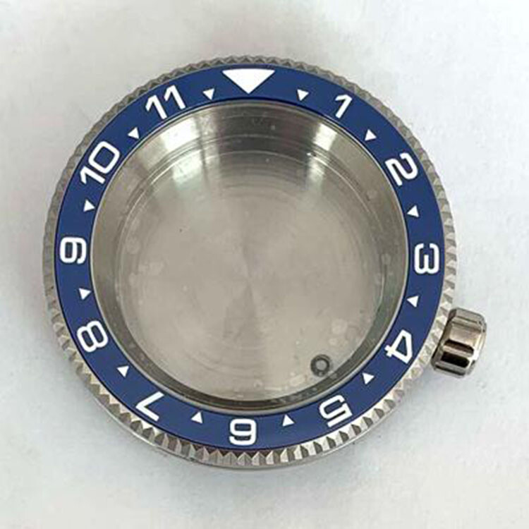42MM Cylinder Steel Watch Case Sapphire Mirror Modified for NH35/NH36 Movement