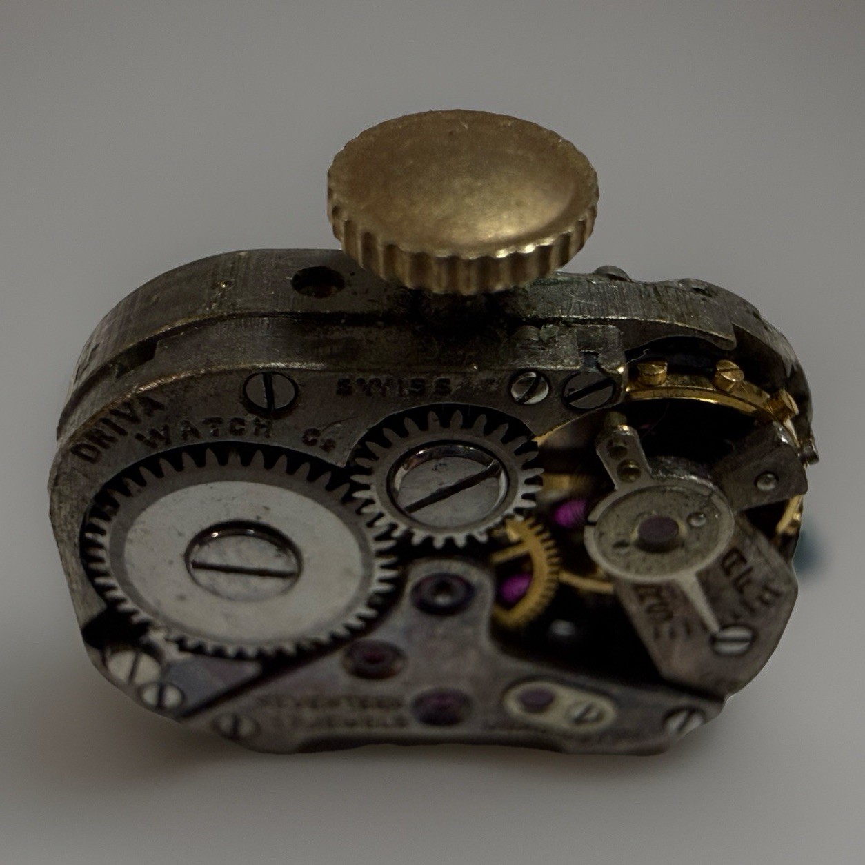 ⌚✨ Vintage DRIVA Swiss Watch Movement (AS 976) — 17 Jewels — Parts/Repair ✨⌚