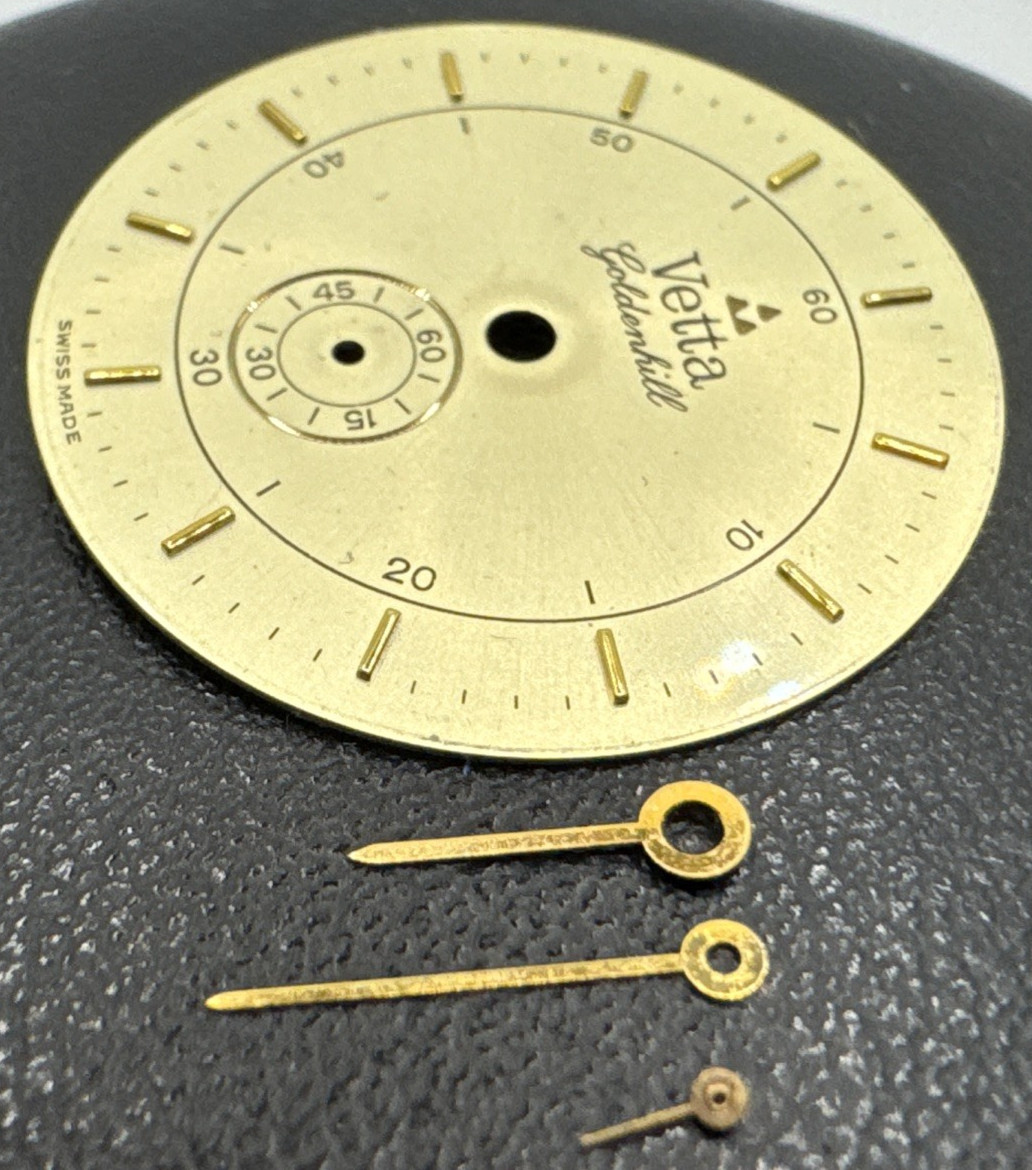 Goldenhill eta 980.153 23.5mm dial summit; h+m+ hands p.second swissmade