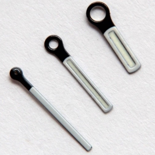 OEM GENUINE IKEPOD MANATEE WATCH HANDS ENAMEL FINISH 0.90 x 1.50 x 0.25 NOS NEW