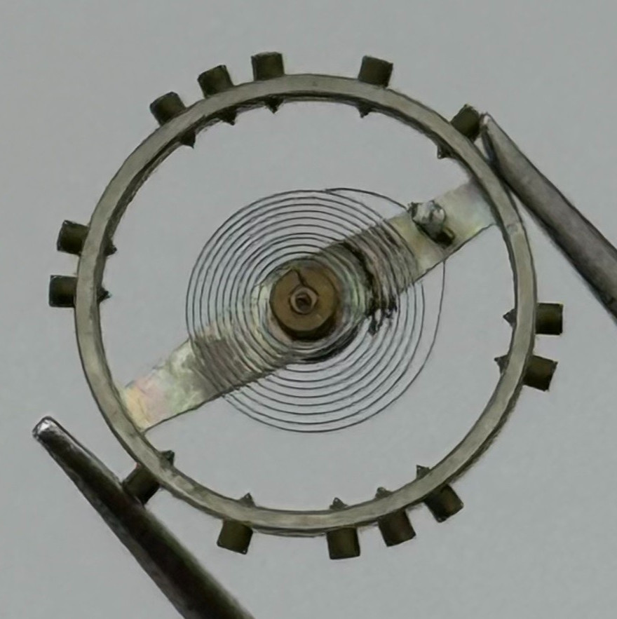 AS 984 Balance Wheel Complete And Spring 10½’’’ 30 M Watch Movement Parts NOS