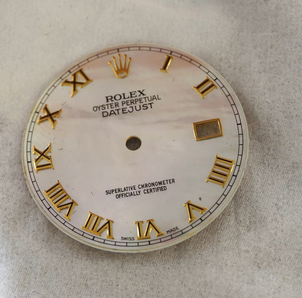 Original Rolex Datejust Mother of pearl, Gold Roman numerals 36mm (33)