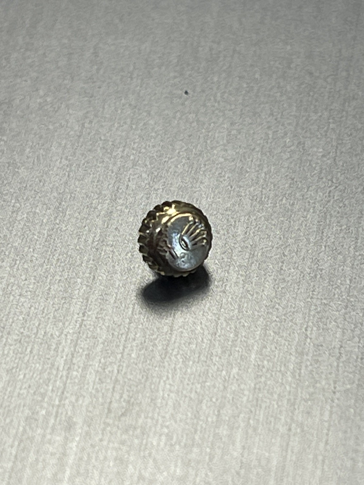 (Scratched) ORIGINAL ROLEX GOLD CROWN 241 24-530-8