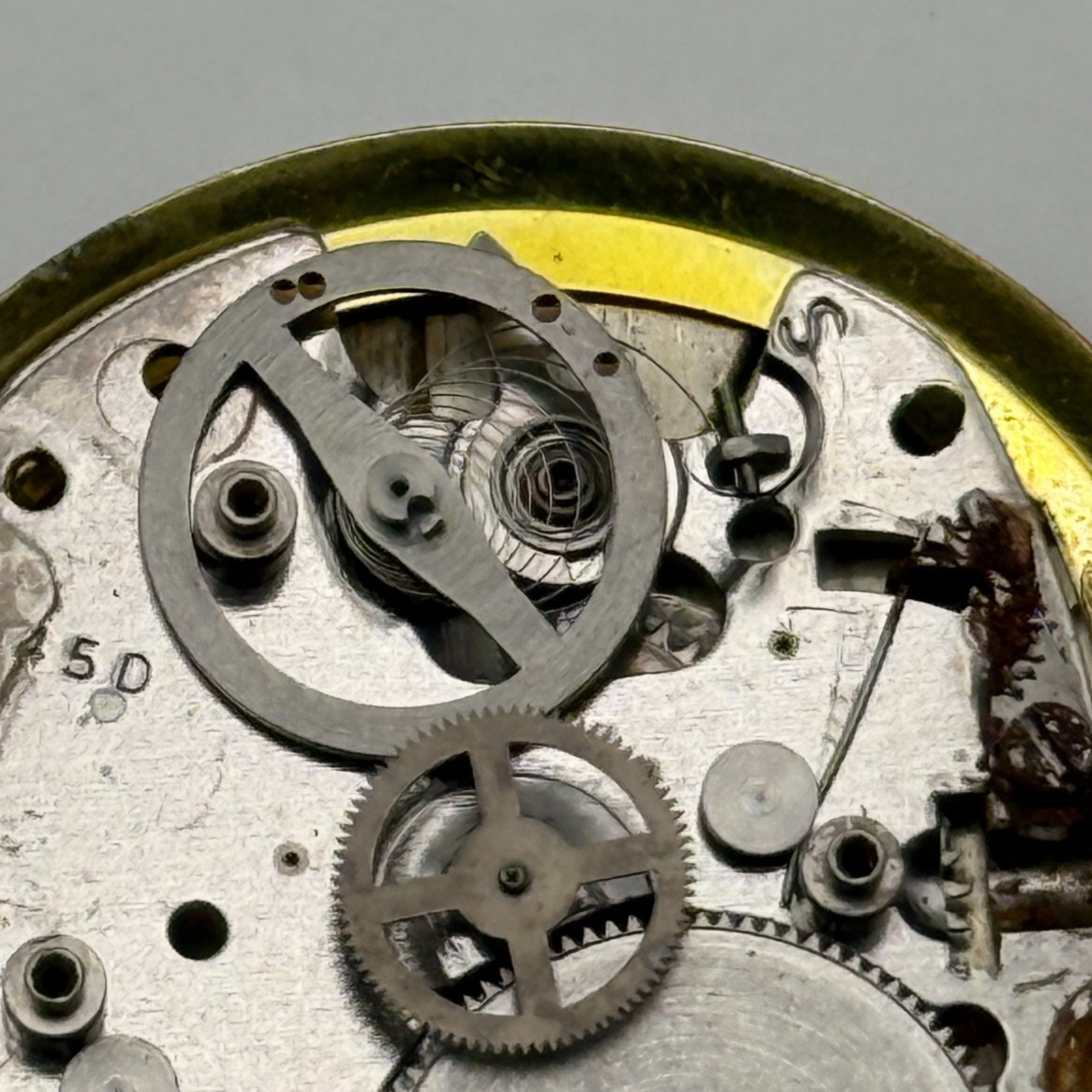 Timex 450 Watch Movement 1976 Dial Great Britain Vintage Parts Repair 20.7mm