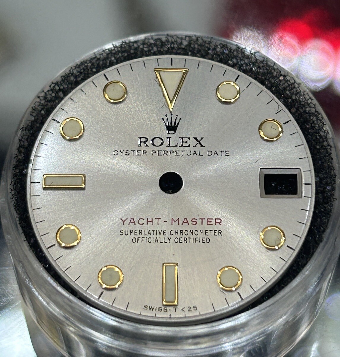 Rolex Yacht Master MidSize Slate Dial for Ref. 168623, 168628, 68623, Swiss T 25