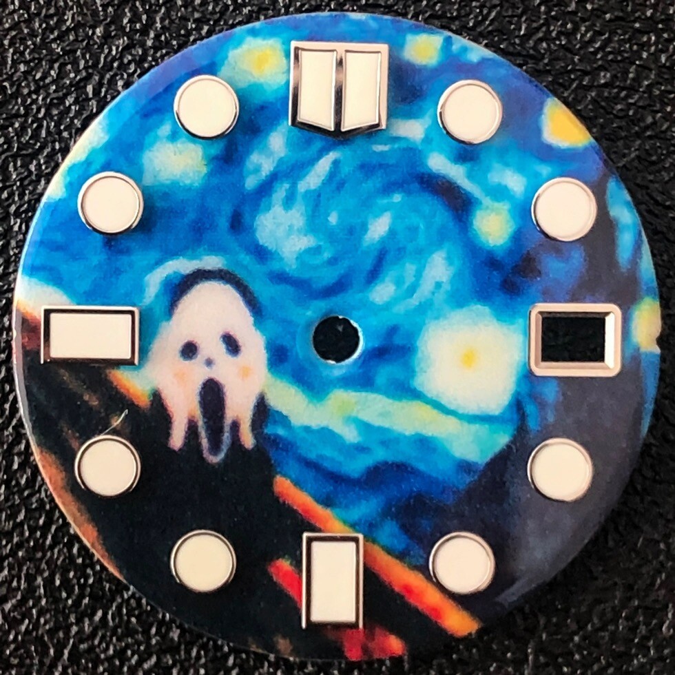 28.5mm Color Arts Luminous Watch Dial for NH35/36