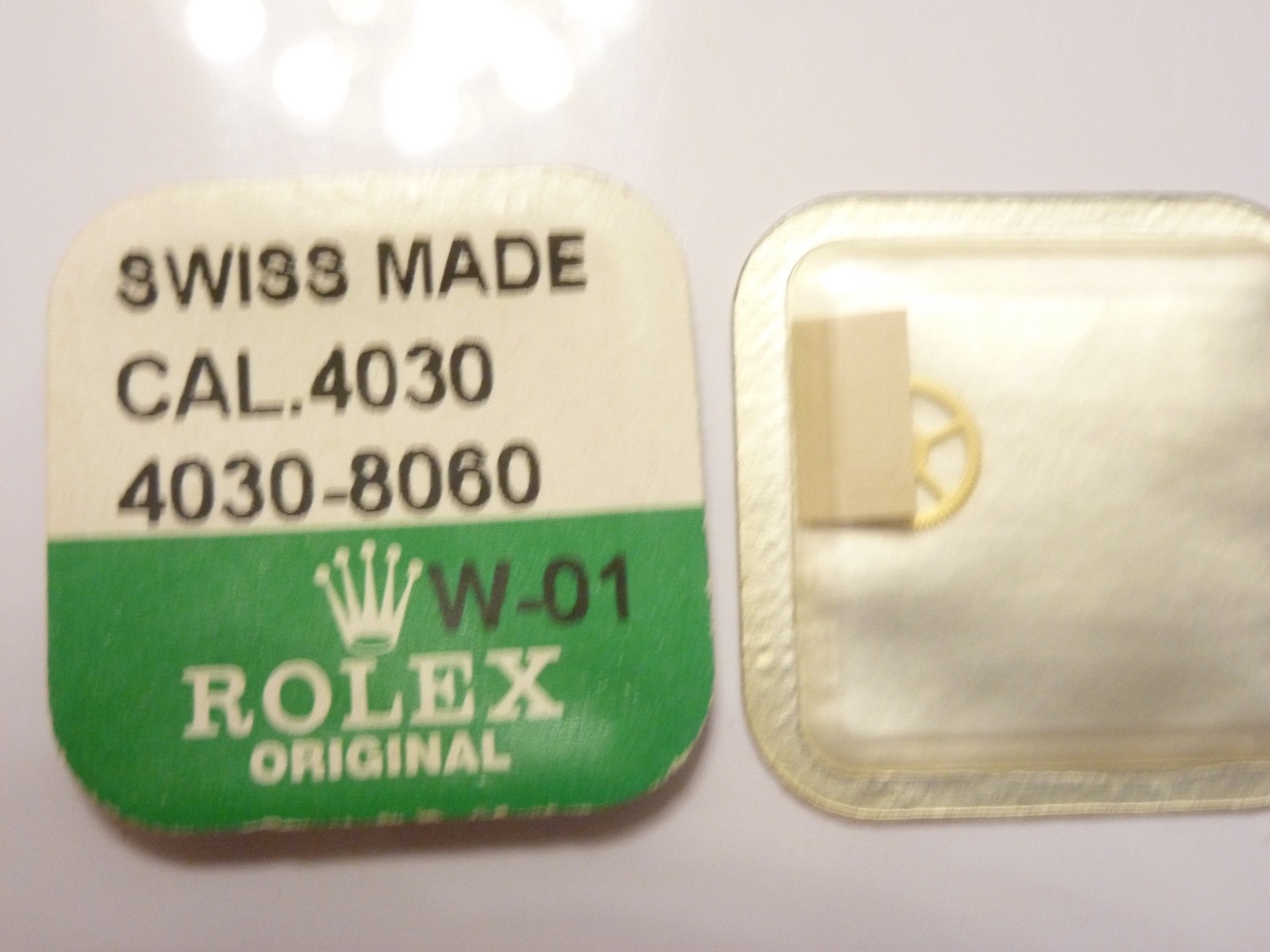 Genuine Rolex 4030 8060 Driving Wheel Part Brand New Sealed