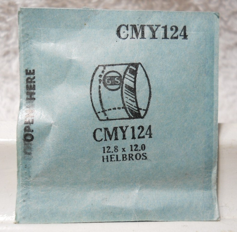 GS CMY124 Watch Crystal For Helbros – 12.8 x 12.0 mm – Replacement / Repair Part