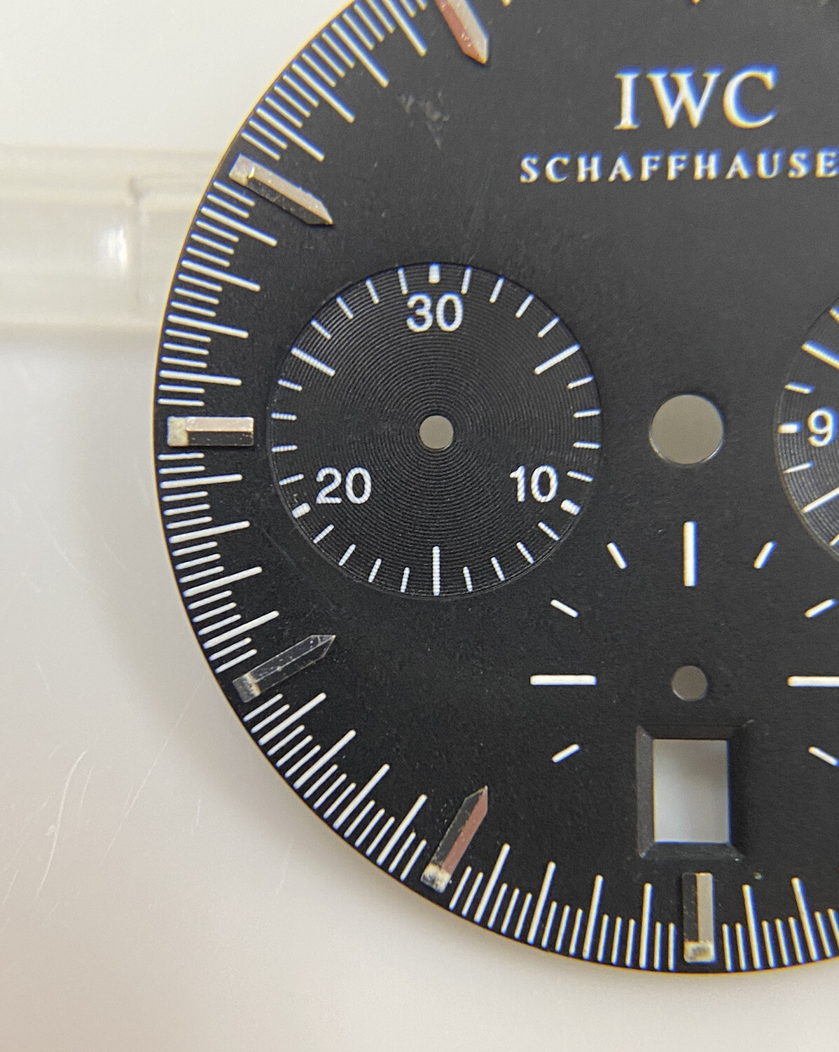 Original IWC GST SCHAFFHAUSEN Chronograph IW372702 Black 27mm Dial