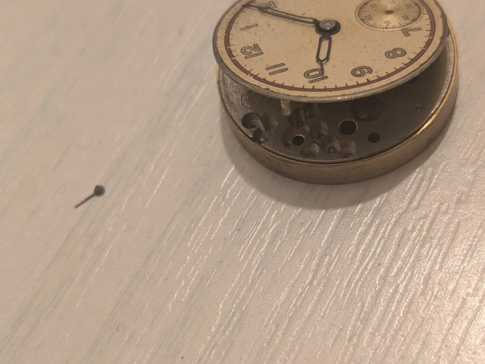 Vintage AS 984 Mechanical Watch Movement (Runs But Untested)