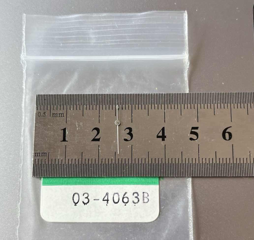 Waltham Watch Second Hand Silver / White 10 mm Total Length 15 mm