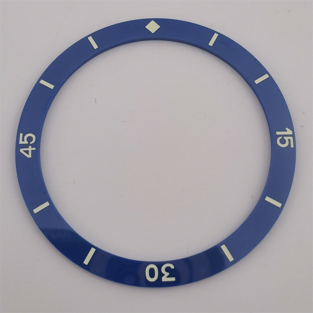 38mm Green Luminous Ceramic bezel Insert For 40mm Watch Case Repair Parts